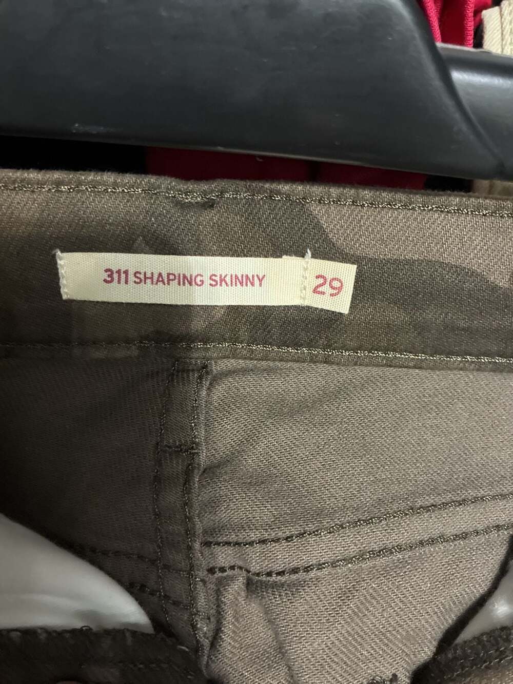 Levi's 311 Shaping Skinny Mid Rise Camouflage Jeans - Picture 6 of 12